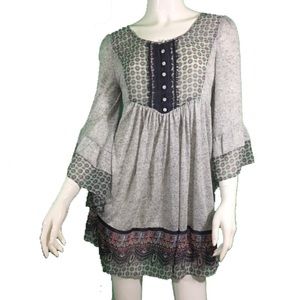 Ryu Grey/Navy Tunic (1122)